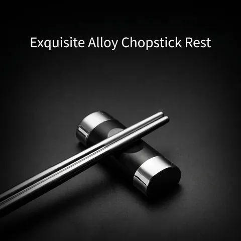 Modern Minimalist Stainless Steel Chopstick Rest Creative Matte Black Gold Silver Chopstick Stand Holder For Home Restaurant Dining Table Decor
