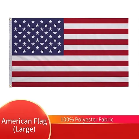 Amerikanische USA Flagge Polyester Stars and Stripes Banner Mit Metallösen Für Unabhängigkeitstag Feier Outdoor Indoor Patriotische Dekoration