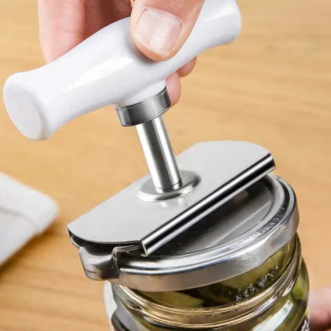Verstellbarer Edelstahl Dosenöffner Manueller Glasöffner Mit Kraftsparendem Griff Küche Multifunktionales Gadget Für Zuhause
