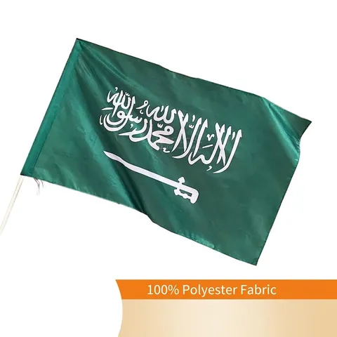 Nationalflagge Saudi Arabiens Saudi Arabisches Polyester Banner Für Outdoor Indoor Event Parade Nationalfeiertag Festival Dekoration
