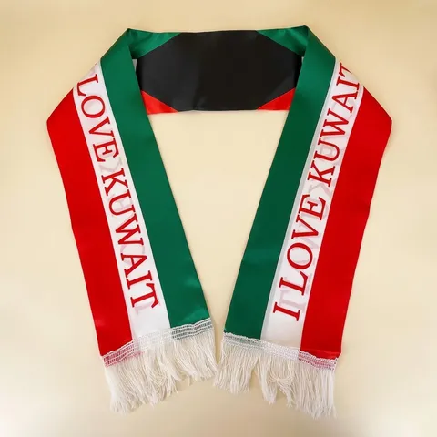 Nationalflagge Schal Zeremonielle Satin Polyester Schärpe Mit Quasten Für Fans Feier Parade Sportveranstaltung Party Schal