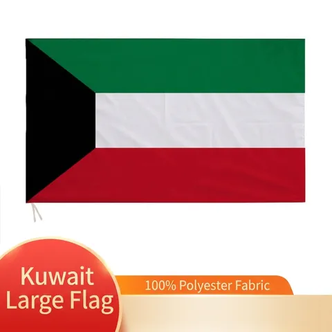 Kuwait Nationalflagge Polyester Banner Große Flagge Für Outdoor Parade Feier Innen Hanging Dekoration Nationalfeiertag Flaggen
