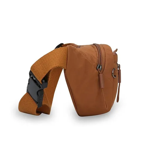Fashion Women Nylon Chest Bag Lightweight Sport Waist Bag Casual Travel Shoulder Bag Commuter Crossbody Fanny Pack Belt Bag