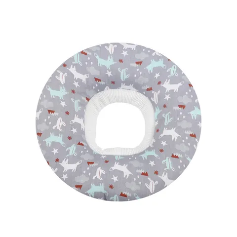 Soft Pet Elizabeth Collar Anti-Licking Protective Neck Cone For Cats Dogs Comfortable PP Cotton Recovery Collar Cartoon Pattern Pet Supplies