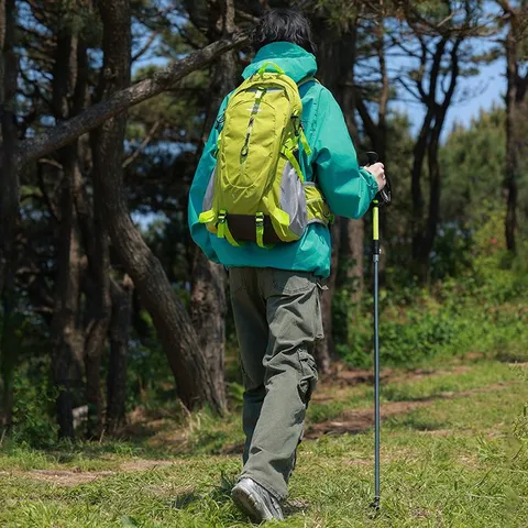 Große Kapazität Oxford Gewebe Bergsteiger Rucksack Für Damen Herren Outdoor Wandern Reisen Atmungsaktiv Leicht