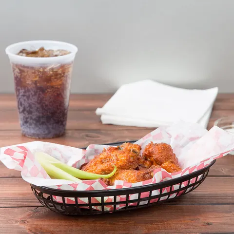 Plastic Fast Food Baskets Oval Mesh Snack Fruit Storage Baskets For Fried Chicken French Fries Party Kitchen Tableware