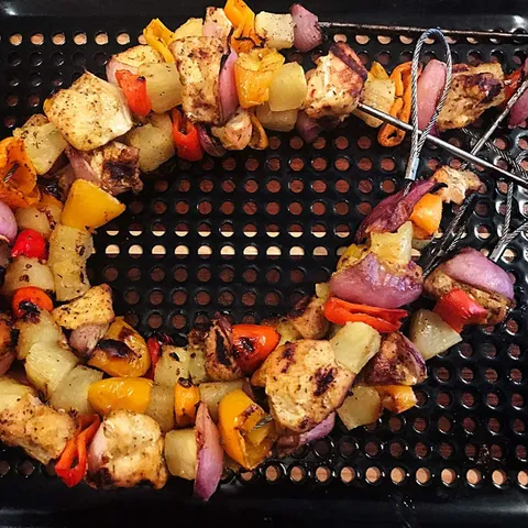Brochetas de Barbacoa de Acero Inoxidable Flexibles Largas Brochetas Plegables de Alambre para Cocinar en Camping al Aire Libre