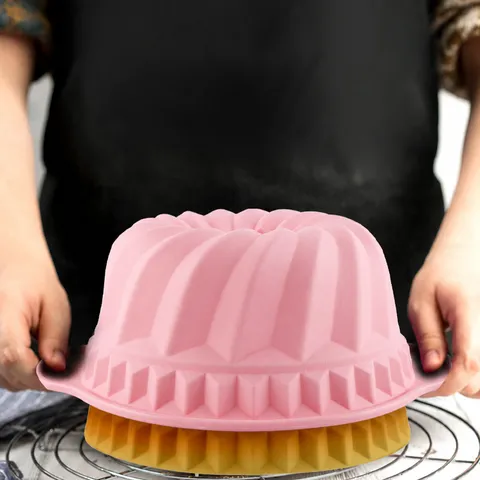 Rosa Silikon Kuchenform Antihaft Backform Brot Toast Form Muffin Cupcake Backblech Küche Gebäck Backwerkzeuge