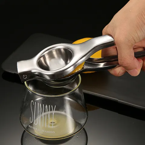 Household Manual Stainless Steel Lemon Squeezer Multi Functional Fruit Orange Juicer Press Kitchen Tool