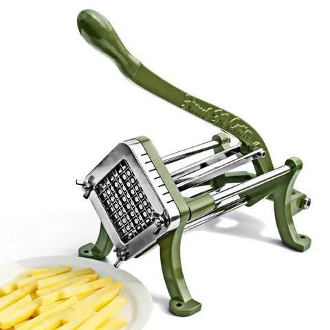 Manueller Pommes Frites Schneider Heavy Duty Kartoffelschneider Edelstahlklinge Gemüse Obstschneider Küchenwerkzeug
