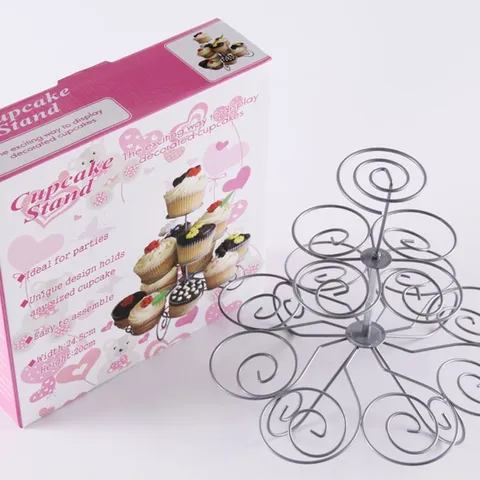 Etagen Tortenständer Edelstahl Metall Eisen Dessert Display Rack Silber Muffin Kuchen Halter Turm Für Hochzeit Geburtstag Party Deko