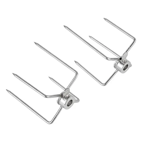 Portable Stainless Steel Electric BBQ Grill Automatic Rotisserie Kit Detachable BBQ Grill Rack Outdoor Camping Cooking Accessories