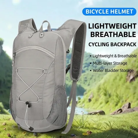 Lightweight Oxford Cloth Outdoor Sports Backpack Cycling Hiking Climbing Travel Daypack For Men Women Breathable Bag