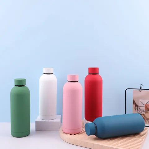 Insulated Stainless Steel Water Bottle Leakproof Double Wall Vacuum Flask Sports Kettle For Outdoor Travel Gym Gift