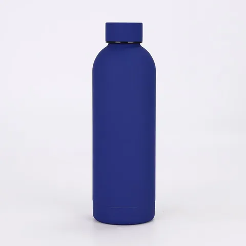 Matte Vakuumisolierte Edelstahl Wasserflasche Tragbare Auslauffreie Sportflasche Thermoskanne Für Outdoor Gym Büro Reisen Große Kapazität