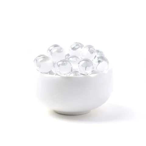 Cuentas de Burbuja de Cuarzo Hialino Natural Grado AA Cuentas de Cristal Redondas Transparentes para Limpieza Material DIY Joyería