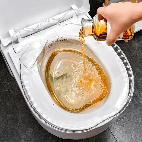 Bacinella per Semicupio in PET Trasparente per WC Cura Postpartum Sollievo Emorroidi per Uomo Donna Benessere