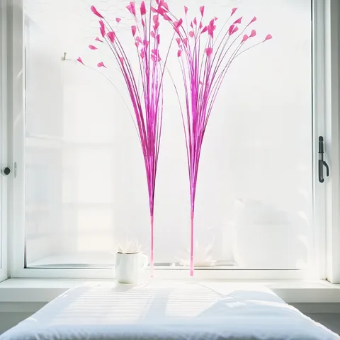 Kunstmatige Plastic Pauw Gras Vuurwerk Bloemenarrangement Voor Bruiloft Feest Tafeldecoratie Achtergrond Scène Lay Out Podium Huisdecoratie