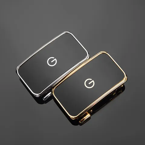 Men Business Zinc Alloy Automatic Belt Buckle Polished Letter G Decorative Replacement Buckle For Waistband