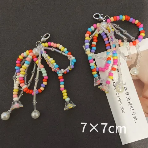 Handmade Artificial Pearl Bowknot Shoe Charms Colorful Beaded Tassel Shoe Accessories For Sneakers Decorative For Women