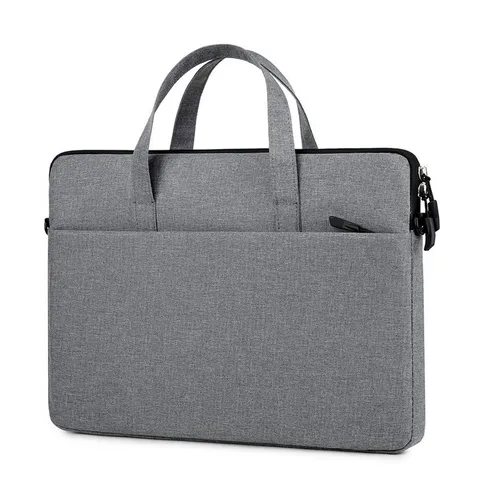 Borsa per Laptop in Tessuto Oxford Impermeabile Minimalista Borsa a Tracolla da Lavoro Custodia per Computer per Uomini Donne