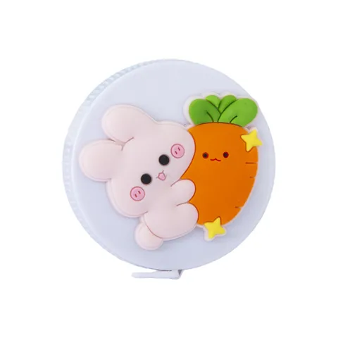 Metro a Nastro Morbido con Animali dei Cartoni Animati Righello di Misurazione del Corpo Retrattile Portatile Metro in Plastica Mini Doppia Faccia per Vestiti