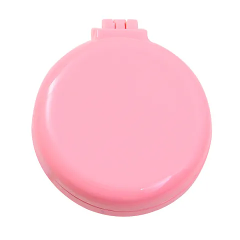 Portable Folding Hair Brush With Mirror Compact Airbag Massage Comb Macaron Color Mini Hairbrush Pocket Travel Vanity Comb For Women Students