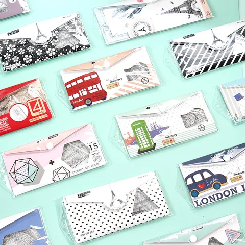 Mignon Ensemble De Quatre Pièces De Règle Géométrique En Plastique De Dessin Animé Rapporteur Transparent Triangle Règles De Dessin Mathématique Pour Étudiants Fournitures Scolaires
