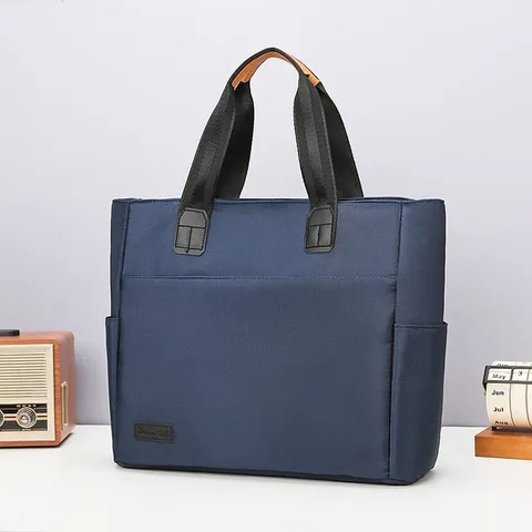 Business Tote Bag Oxford Gewebe Große Kapazität Handtasche Aktentasche Für Damen Herren Arbeit Pendeln Handtasche Langlebige Tasche