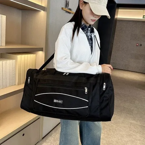 Sac de Voyage Duffel en Tissu Oxford de Grande Capacité Unisexe Sac d'Entraînement de Gym Sport Sac de Rangement de Bagages Extérieur