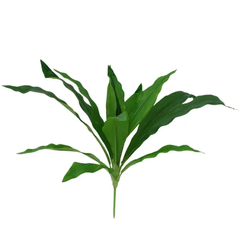 Artificial Green Plant Single Stem Birds Nest Fern Fake Foliage For Indoor Home Wall Decor Photography Props Floral Arrangement
