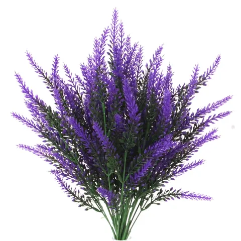 Artificial Lavender Bouquet Plastic Simulation Plant For Home Wedding Garden Decoration Pastoral Fake Floral Greenery