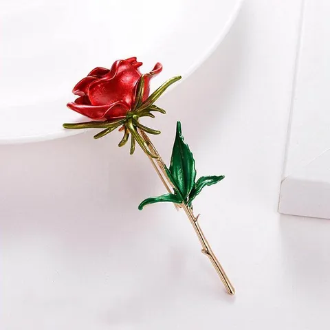 Retro Rose Brosche Für Damen Legierung Tropföl Blume Anstecknadel Vintage Floral Kleid Schal Schnalle Mode Schmuck Geschenk
