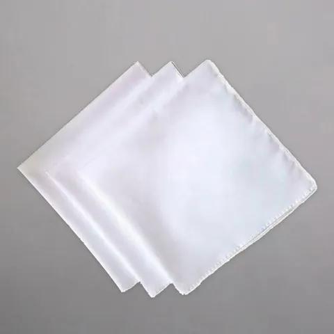 Pur Coton Blanc Mouchoir Tie-Dye Petite Serviette Carrée Pochette Absorbant la Transpiration Pour Enfants Étudiants