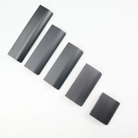 Modern Minimalist Aluminum Alloy Hidden Cabinet Handles Embedded Drawer Finger Pulls Curved Edge Wardrobe Door Knobs Furniture Hardware