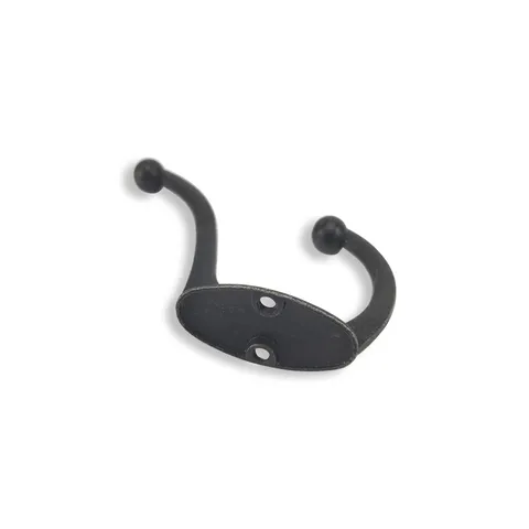 European Vintage Zinc Alloy Coat Hook Wall Mounted Double Hooks For Bathroom Kitchen Door Antique Furniture Hardware Accessory