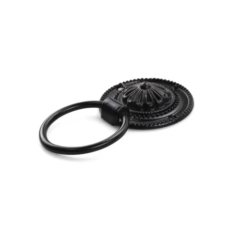 Europäischer Retro Zinklegierung Ringgriff Für Schublade Schrank Kleiderschrank Tür Vintage Sonnenblume Dekorativer Metallgriff Mit Schrauben