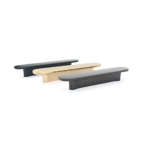 Modern Minimalist Zinc Alloy Bar Cabinet Handle Wardrobe Drawer Pull Furniture Hardware Replacement Black Gold Grey