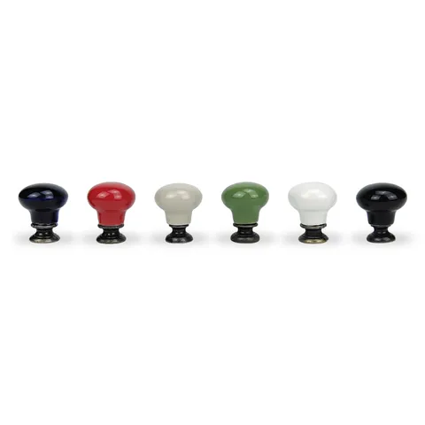 Round Ceramic Cabinet Pulls Nordic Style Drawer Knobs With Bronze Metal Base For Kitchen Cupboard Wardrobe Door Hardware