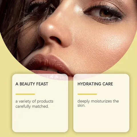 Boîte Mystère Beauté Coffret Soins de la Peau et Cheveux Pour Femmes Hydratant Éclaircissant Kit Cadeau Visage