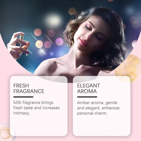 Roxelis Rose Scented Long Lasting Fragrance Women Perfume Elegant Fresh Spray Eau De Parfum Glass Bottle Gift