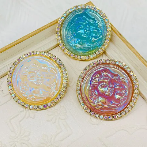 Iridescent Relief Beauty Brooch Fairy Sleeping Beauty Pin Vintage Alloy Rhinestone Breastpin Jewelry Accessory For Women Men Gift