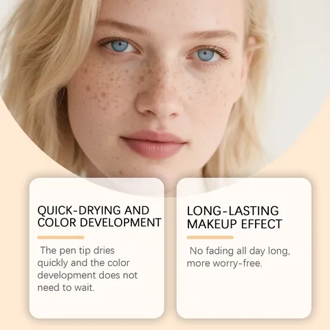Waterproof Liquid Freckle Pen Natural Face Freckle Makeup Pen Sweatproof Precision Dotting Cosmetic Tool