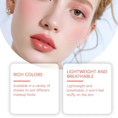 ZEPHOCO Multi Glow Balsam Natürlicher Rouge Creme Langanhaltende Feuchtigkeitsspendende Gesichts-Highlighter Make-up Kosmetik für Damen