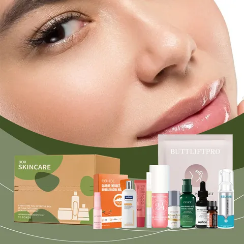 Coffret Cadeau de Soins de la Peau Portable Nourrissant Hydratant Sérum Visage Nettoyant Spray Ensemble de Soins de la Peau de Voyage Ensemble Cadeau de Beauté