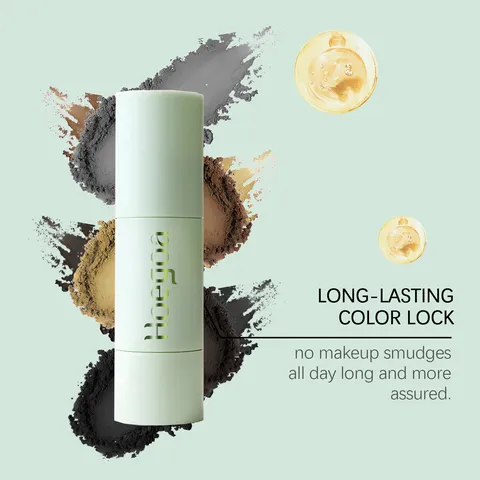 HOEGOA Hairline Powder Stick Root Cover Up For Men Women Waterproof Long Lasting Hair Shadow Root Touch Up Contouring Powder