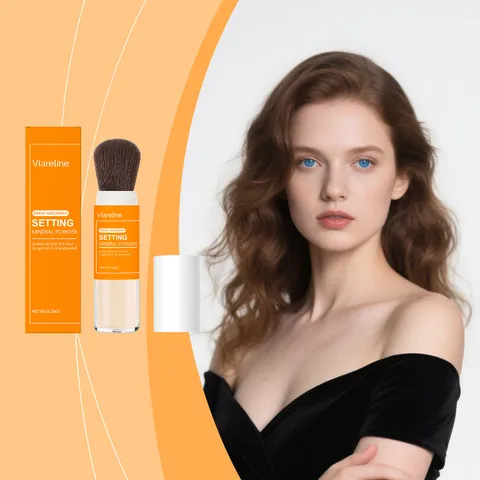VIARELINE Ματ Ελεύθερη Πούδρα Ελαφριά Soft Focus Έλεγχος Λιπαρότητας Ημιδιαφανής Ορυκτή Πούδρα Μακιγιάζ