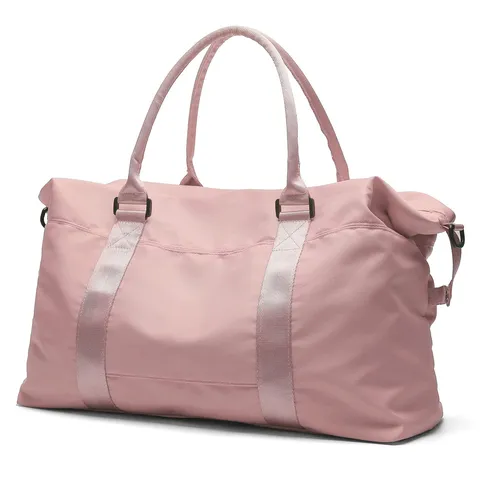Large Capacity Waterproof Polyester Travel Duffle Bag Weekend Overnight Bag For Women Men Gym Sports Bag With Suitcase Sleeve