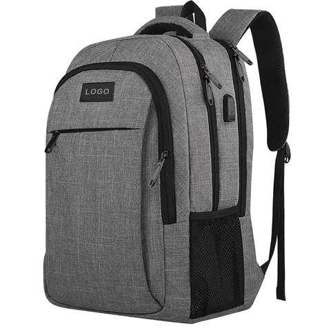 Herren Business Laptop Rucksack Wasserdichtes Oxford-Gewebe Große Kapazität Reisetasche Mit USB-Ladeanschluss Computer Schulrucksack