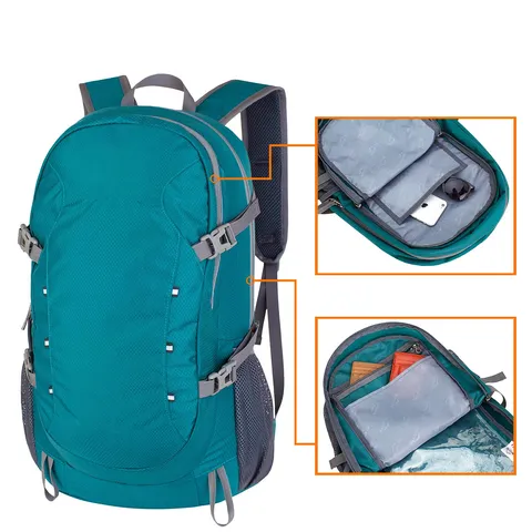 Large Capacity Lightweight Foldable Backpack Outdoor Camping Hiking Bag Waterproof Breathable Sports Backpack Cycling Travel Daypack For Men Women